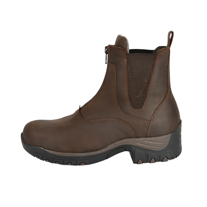 Fonte Verde Luso Ladies Zip Paddock Boot Chocolate-5